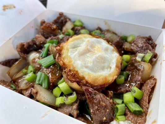 Southeast Asian steak & rice bowl