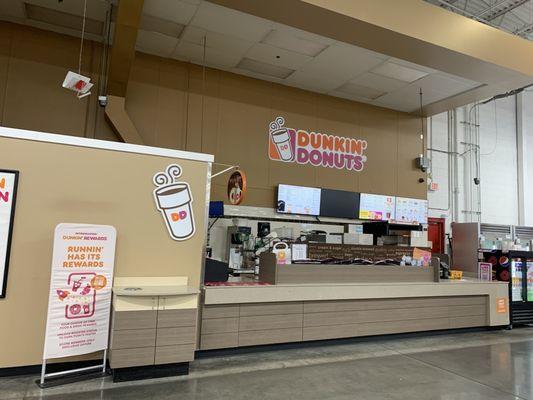 Yes, Dunkin inside