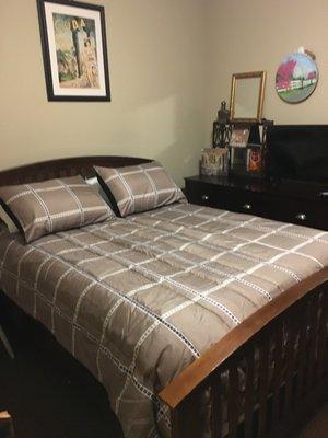 Interior Full Size Bed-  $89.99 weekdays, $99.99 weekends