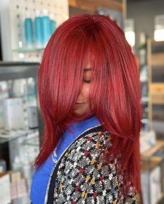 Vibrant red by April