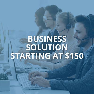 Business Internet Solutions Starting at $150