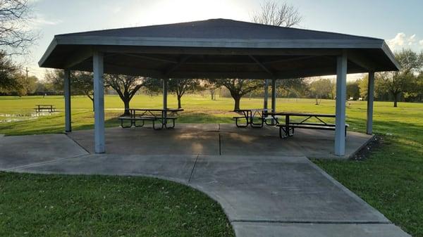 Only covered picnic area