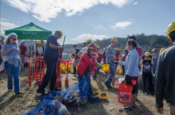 The scene at a recent Ready, Set, Plant! event