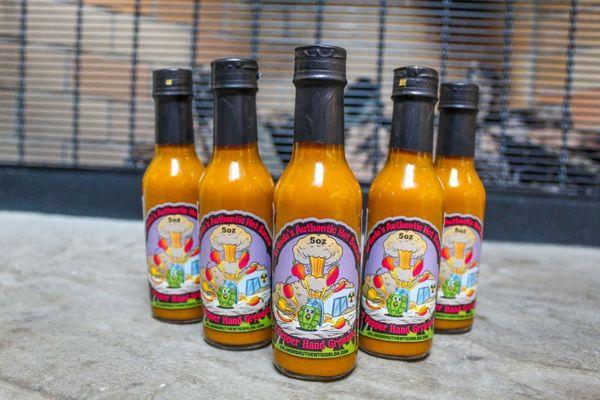 7 pepper hand grenade hot sauce