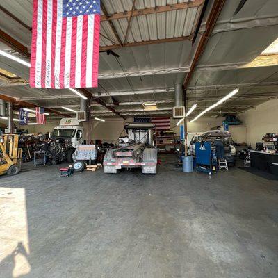 All American Diesel Repair's clean and trustworthy shop located in Anaheim, CA