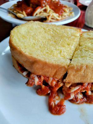 Meatball Sub & Spaghetti and meatballs