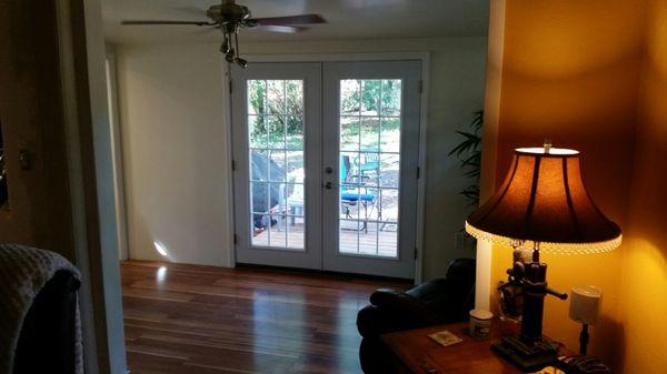 completely rebuilt laundry room