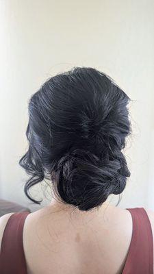 Back of the updo