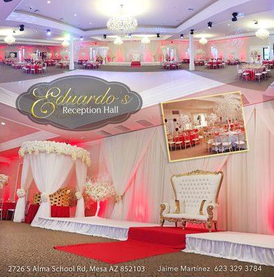 Event and Venue for Quinceañeras, weddings as well as other planning and organizing of Social and Business/Corporate Events