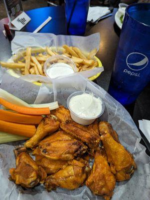 OG wings and Bully's Fries