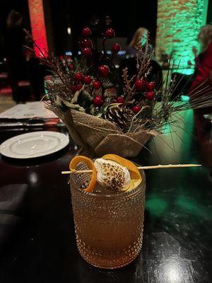 Yule Tide Old Fashioned.