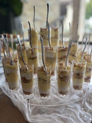 Banana pudding shooters