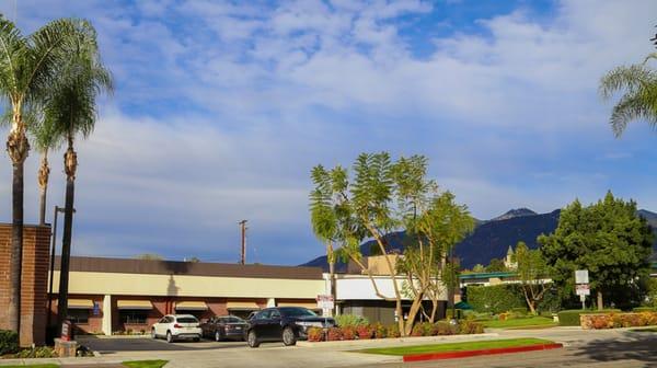 Nestled at the base of the San Gabriel Mountains