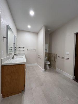 Master bathroom ADA water closet