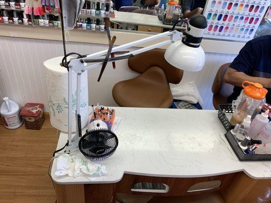 More manicure table for customers to be serviced.