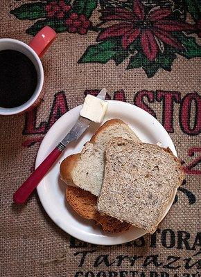 Coffee and Toast, a great morning start