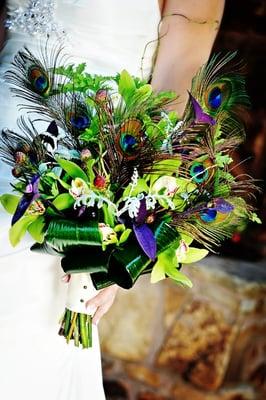 Peacocks bouquet