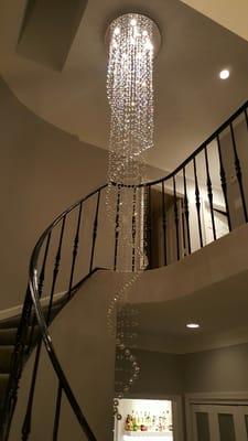 The prefect Light for a Spiral Stair case.