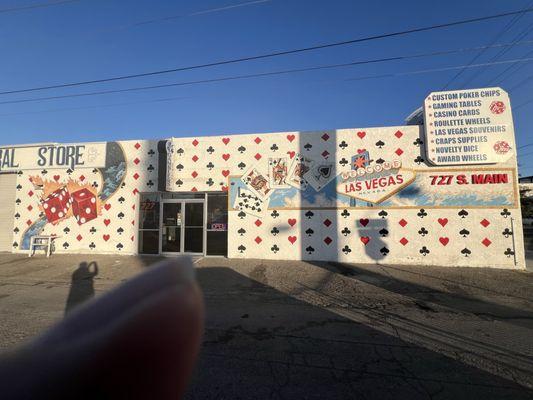 Front entrance of the shop.