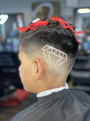 Design by Bam the barber!  Check out his page on Instagram  @fadez_X_bam Click the link on his bio to make an appointment!