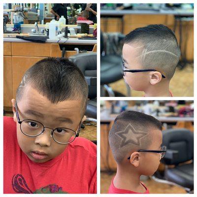 Another kid haircut