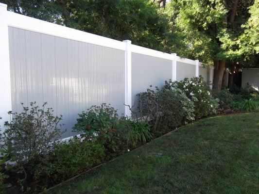 Privacy fencing 2 tone