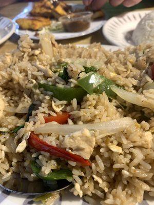 Basil Fried Rice with Chicken