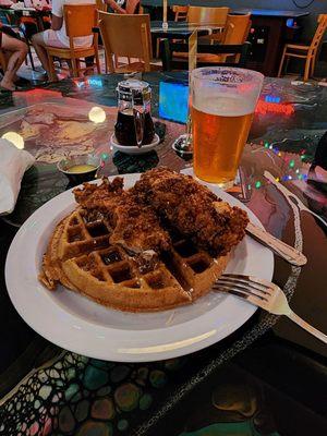 Chicken and waffle