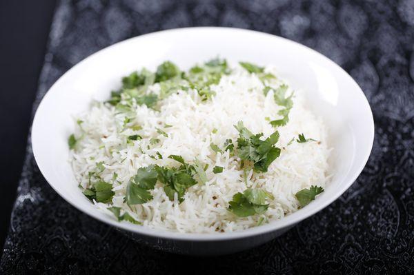 Basmati Rice (long grain rice with cilantro)