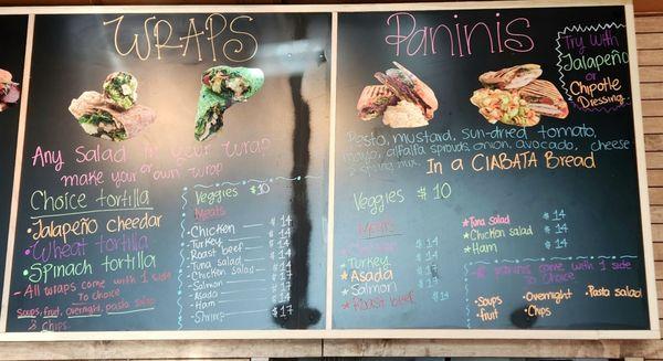 Wraps & Paninis