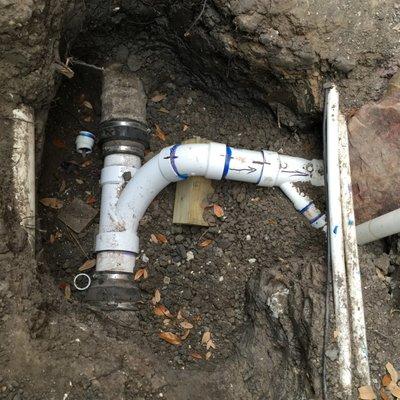 sewer line repair/ replace.