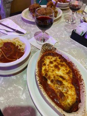 Eggplant Parmigiana.... Yummy!!!