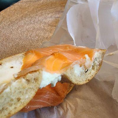 Lox and cream cheese