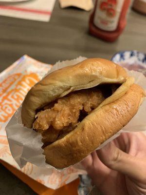 Chicken sandwich is so good