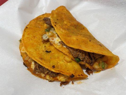 Queso Birria tacos!