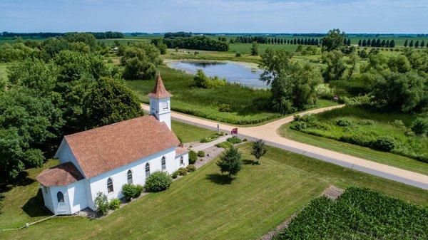 Visit this Historic Country Church during a walking, self-guided or guided tour of historic rural Minnesota.