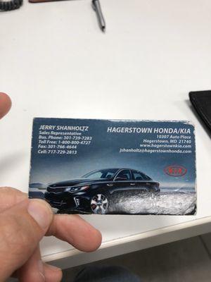 Solid guy. Cares about his customers. We had a good experience buying a certified Accord Sport.