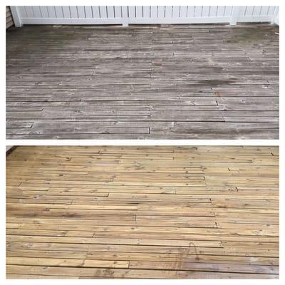 Deck restoration.