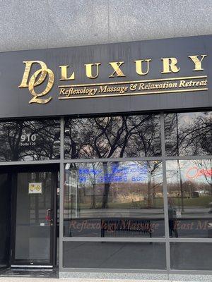 New sign of Dq Luxury reflexology massage spa