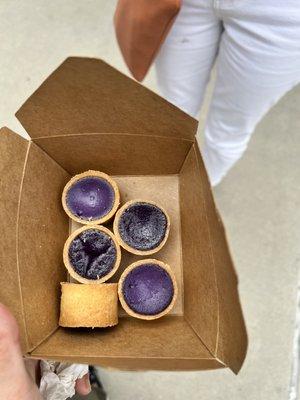 I ordered 8 Ube Cheesecake Bites , but we ate half before I could take a photo.