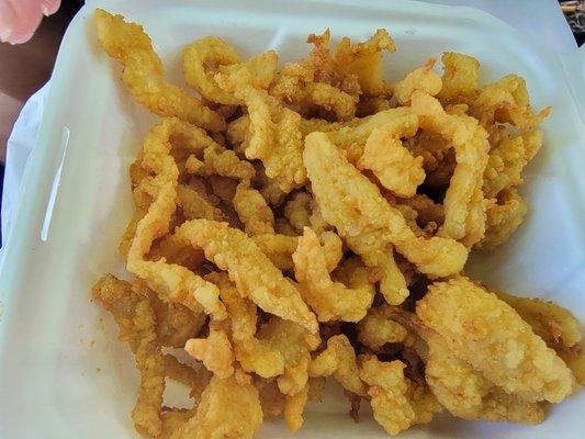 Fried Clam Strips. GREAT!