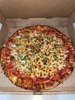 Large Green Peppers Pizza