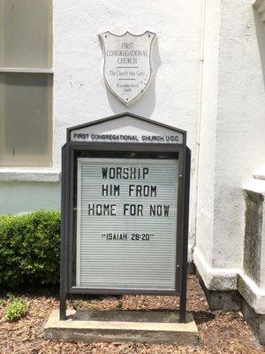 First Congressional Church, north west corner Whitefield Square.