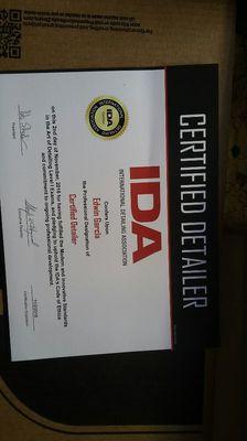 WE ARE PROUD CERTIFIED INTERNATIONAL. .