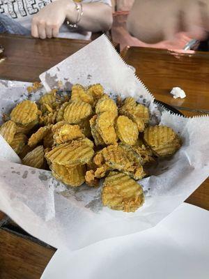 Fried pickle basket. Huge!