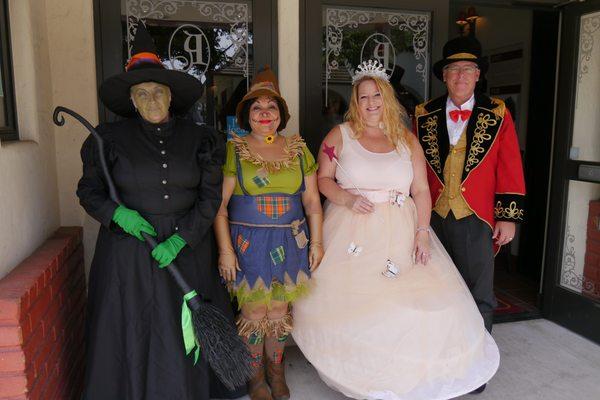 Costumes from our Wizard of Oz movie screening, sponsored by Rabobank