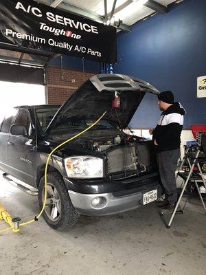 Running a smoke test on an 07 Ram 1500