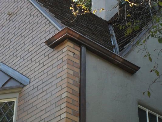 Copper Gutter