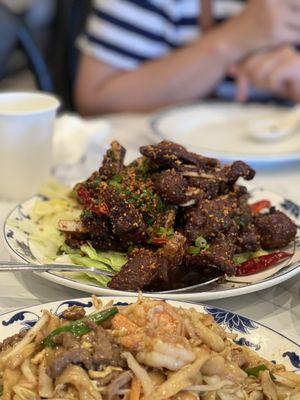 Fried short rib dry garlic