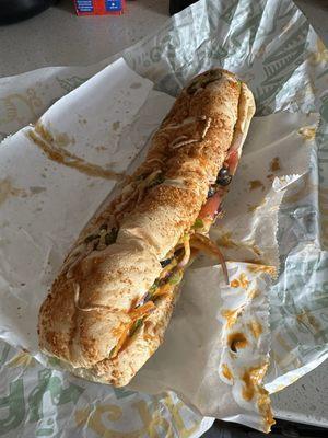 Fiery meatball  with ghost pepper bread